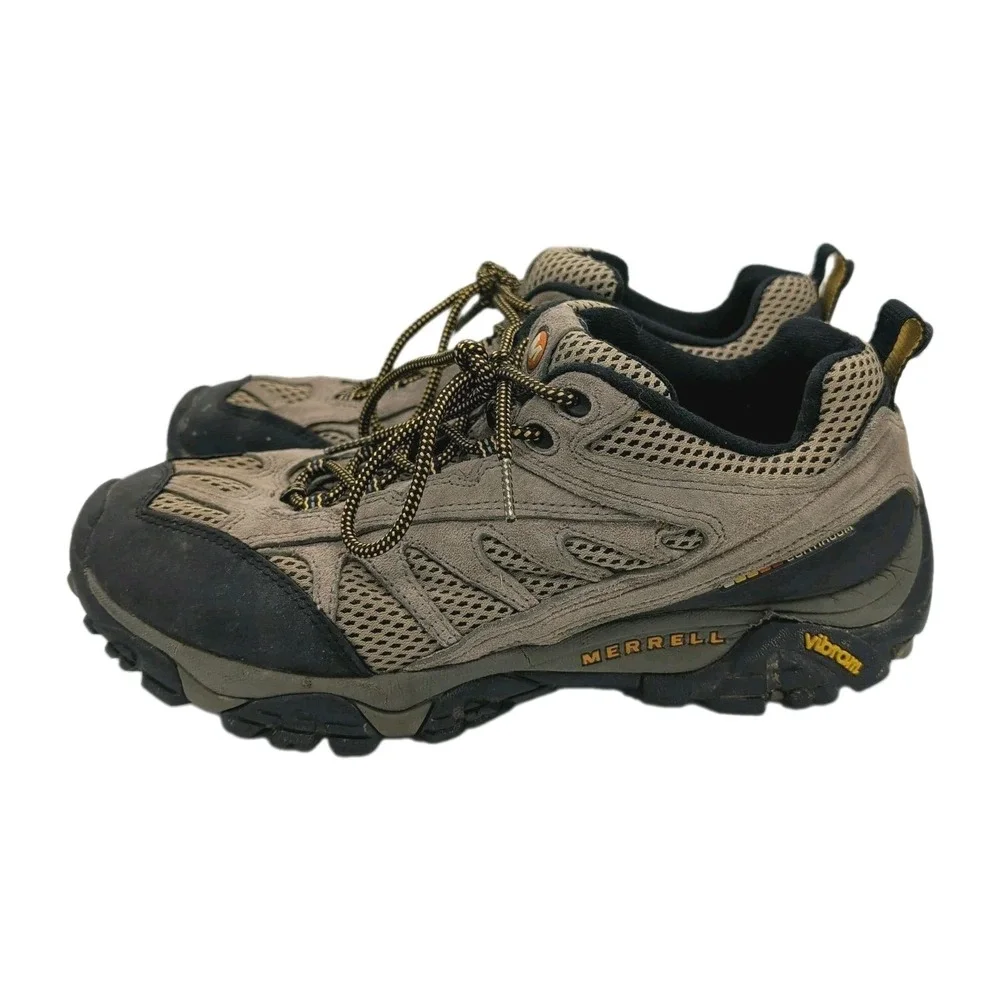 MERRELL MESA VENTILATOR 2 II Walnut Brown Suede HIKING Shoes Boots Mens 9.5 VGUC